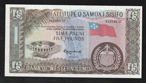 Samoa occidentali 5 libbre nd 1963/2020 p 15cs unc - Foto 1 di 2