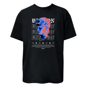 Vision Glitch Statue T-Shirt – Unisex 100% Cotton Retro Cyber Aesthetic Tee – 15 - Picture 1 of 7