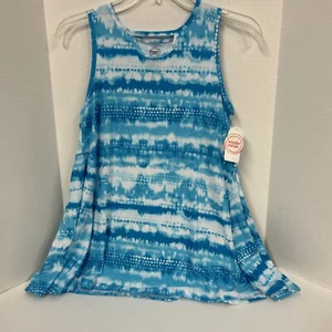 NEW Girls Swing Tank Top Size Large 14-16 Soft Summer Shirt Fashion Blue - Picture 1 of 5