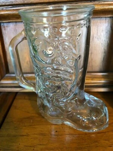 VINTAGE Anchor Hocking Cowboy Boot Glass Mug - From 1989! - Picture 1 of 1