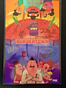 BORDERTOWN SIGNED BY CAST - CARTOON TV SHOW 2016 - Picture 1 of 7