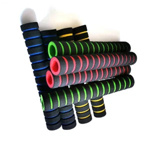 22cm Bicycle Grips 1 Pair Bike Handle Bar Foam Sponge Grip Cover Non-slip Soft` - Picture 1 of 15