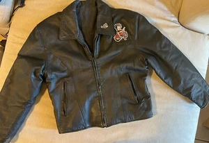 Chaqueta de cuero Betty Boop parche único - Imagen 1 de 8