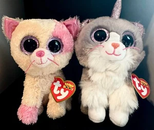 Ty Beanie Boos Anabelle & Asher Barnes & Noble 6" ESCLUSIVO SUPER COME NUOVO con etichetta - Foto 1 di 2