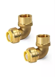 ACCESORIOS DE CODO ROSCADOS EFIELD 1/2""X 1/2"" HEMBRA NPT, SIN PLOMO - Imagen 1 de 3