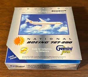 Gemini Jets National Airlines Sun King Livery Boeing 727-200 N4734 1:400 Scale - Picture 1 of 6