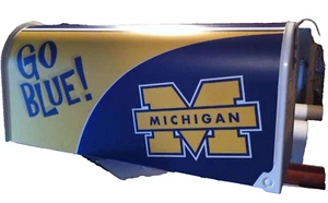 JUMBO MiCHiGAN WOLVERiNES CUSTOM MAiLBOX~CAMISETAS~CASCOS~SOMBREROS - Imagen 1 de 3