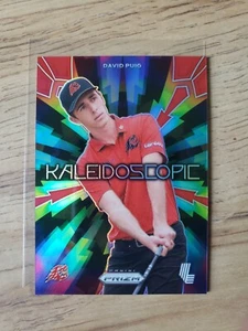 2024 Panini Liv Golf Prizm. David Puig. Red Prizm Kaleidoscopic /149 SP - Picture 1 of 2