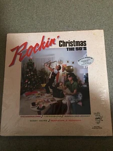 Rockin' Christmas, The 50's (Rhino LP, 1984) in Shrink EX Various Artists - Picture 1 of 3