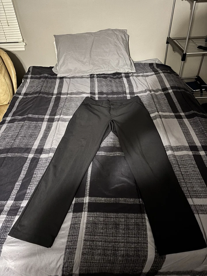 Pantalón negro para hombre Lululemon Abc calce clásico talla 32x32 Warpstream Foto 1 de 4