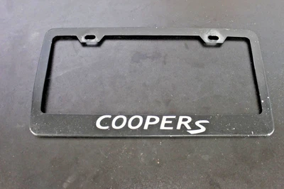 Рама номерного знака Mini Cooper ЧЕРНАЯ Cooper S передняя задняя R50 R56 R57 R58 R60 - Изображение 1 из 4