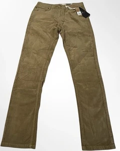 NWT $98 Tailor Vintage Mens Khaki Slim Fit Pockets Flat Front Chino Pants 30X30 - Picture 1 of 8