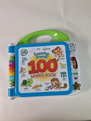 Leap Frog.  Learning Friends-100 Words Book. English and Spanish. Works Great. - Image 1 of 4