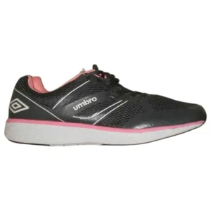 Umbro Enim Womens Runners Trainers Shoes Dark Grey / Coral - Picture 1 of 3