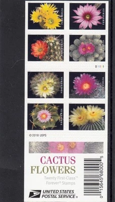 U.S. #5350-59 - Cactus Flowers - Complete booklet - MNH - Image 1 of 2