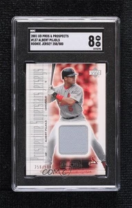 2001 Upper Deck Pros & Prospects /500 Albert Pujols #137 SGC 8 Rookie RC - Picture 1 of 3