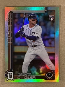 Tarjeta de novato Dillon Dingler 2025 Topps Rainbow Foil #126 Detroit Tigers radiocontrol - Imagen 1 de 2