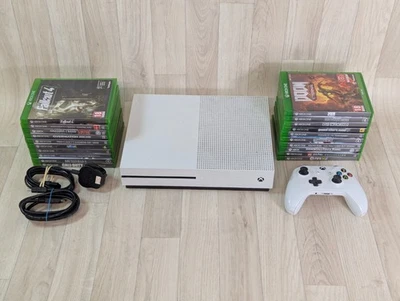 Microsoft Xbox One S 500GB Console with Wireless Controller & 20 Games  - Image 1 of 4