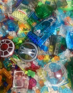 Lego 500+ Teile Transluzent verschiedene Stücke Lot - Bild 1 von 4