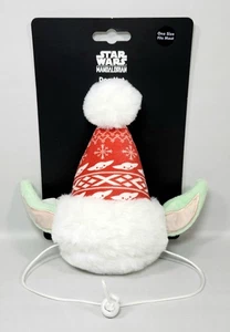 Star Wars Yoda Haustier Mütze Weihnachtskostüm | Mandalorianer | Katze Hund Einheitsgröße rot  - Bild 1 von 3