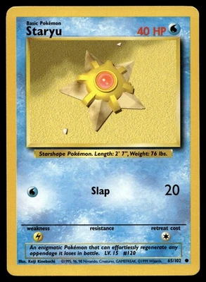 STARYU 65/102 COMMON BASE SET POKEMON - Image 1 of 4