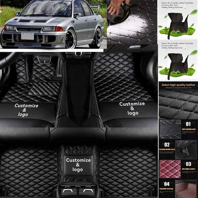 For Mitsubishi Endeavor Car Floor Mats Carpet Waterproof Luxury Custom Foto 1 de 4