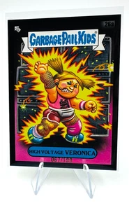 High Voltage Veronica 26a Garbage Pail Kids Green Day Battle Bands Black #/199 - Bild 1 von 9