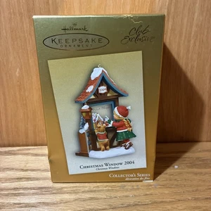 Hallmark Andenken Weihnachten Fenster 2004 Ornament Club Exclusive Collector (6A) - Bild 1 von 4