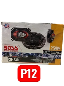 Boss 6 x 4 Speaker 4-Way Red Poly Injection Cone CH4630 NEW - Picture 1 of 2
