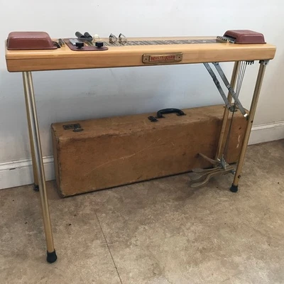 Guitarra Harlin Brothers 1953 pedal multicordón acero con estuche y más. S-6, 4 pedales Foto 1 de 4