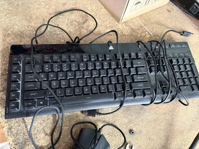 Corsair K55 (CH9206015NA) Wired RGB Backlit Gaming Keyboard - Image 1 of 2