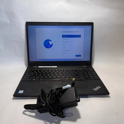 *Read LENOVO ThinkPad T570 15.6" Core i5-7300U @ 2.60GHz 256GB SSD 8GB RAM W11P - Image 1 of 4