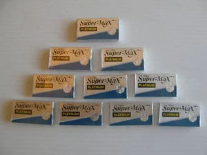 50 SuperMax Platinum Double Edge Razor Blades - Picture 1 of 2