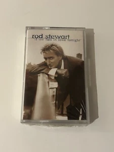 Rod Stewart If We Fall In Love Tonight Cassette Tape Single Brand New Sealed - Picture 1 of 3