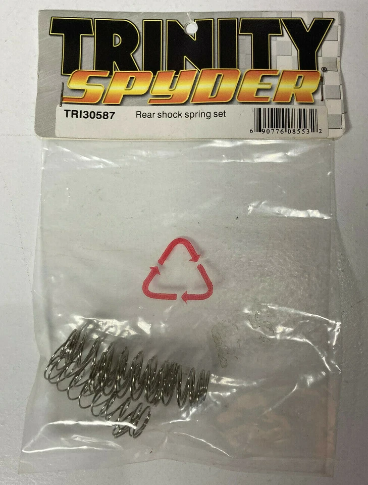 TRINITY Spyder TRI30587 Rear Shock Spring Set TRI 30587 RC Radio Control Part - Image 1 of 1