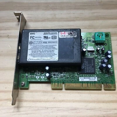 Dell Dimension 4100 8100 969NU GVC SF-1156IV/R9E V.92 56K PCI Modem - Image 1 of 3