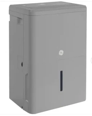 Осушитель воздуха GE 50 пинт для подвала, гаража или комнат до 4500 кв. футов серого цвета - Изображение 1 из 4