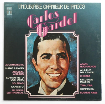 CARLOS GARDEL L'inoubliable chanteur de tangos french 1975 EMI Odeon vinyl 2 LP - Image 1 of 2