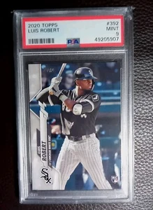 2020 Topps LUIS ROBERT #392 PSA 9 Mint ROOKIE RC Series 2 Chicago White Sox - Picture 1 of 4