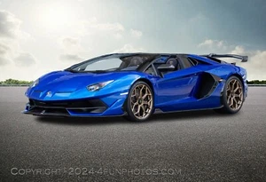 Arte de pared Lamborghini Aventador tamaño póster impresión fotográfica premium 13"x19" - Imagen 1 de 1
