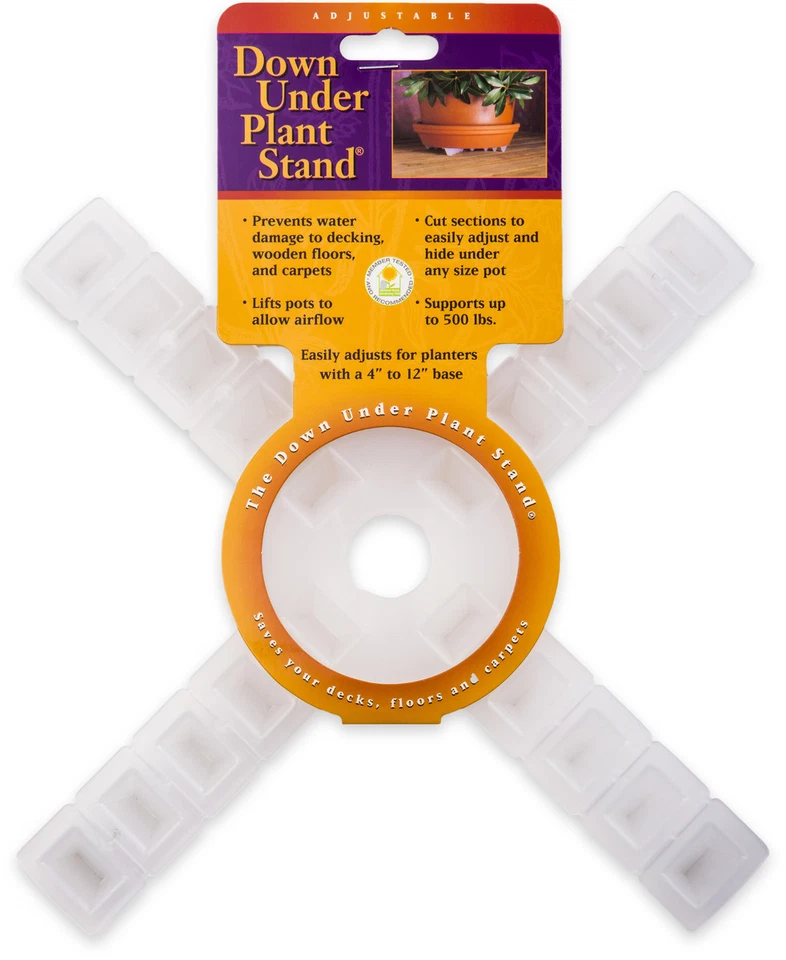 Plant Stand 10440 Down Under Clear 12in