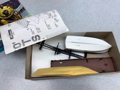 VERY RARE! Athearn Ho 1353, 40' Flat car with Blue Speed Boat kit, GM&O 75003  - Image 1 of 4