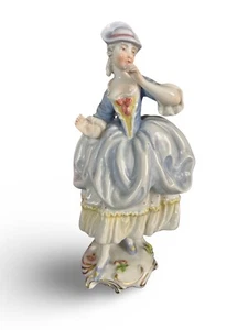Vintage Schierholz porcelain figurine of Lady c1930th 6.5”H - Picture 1 of 18