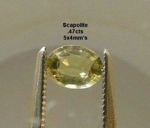 SCAPOLITEE, .47cts, NICE GOLD COLOR, USA SELLER, *NATURAL*, FREE SHIPPING - Picture 1 of 2