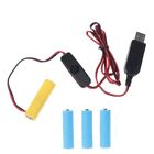 6V 4 Aa Dummy Usb Power Supply Cable With Switch Replace 4 Aa Batteries