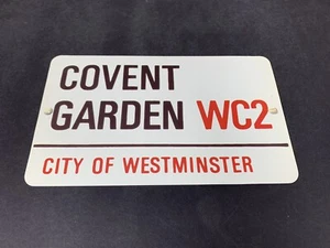 Vintage London Covent Garden WC2 Street Sign Post Card - Picture 1 of 2