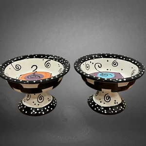 Joanne Delomba für Lotus Paar Pop Art Stil Standschalen "With Love" - 0010 - Bild 1 von 8