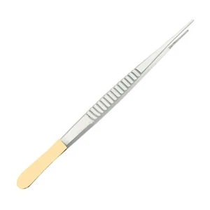 DEBAKEY ATRAUMATIC ARTERY FORCEPS CLAMP 9.5" GOLD HANDLE ENT SURGICAL INSTRUMENT - Picture 1 of 3