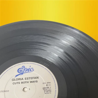 Gloria Estefan - Cuts Both Ways - Vinyl LP 1989 Epic Records Latin Pop Ballads - Image 1 of 4