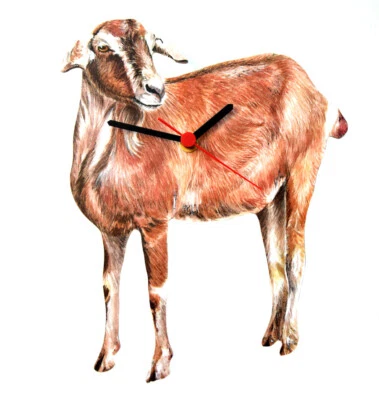 LARKRISE DESIGNS Reloj Cabra - Cabras - Regalo Cabra - Relojes Cabra OF5-C